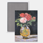 Edouard Manet - Boeket Bloemen, Magneet (Voorkant / Achterkant)