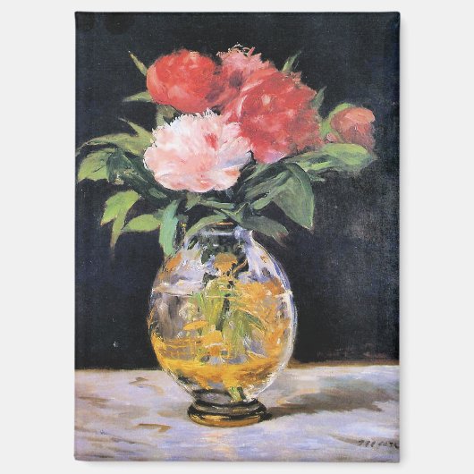Edouard Manet - Boeket Bloemen, Magneet (Voorkant)