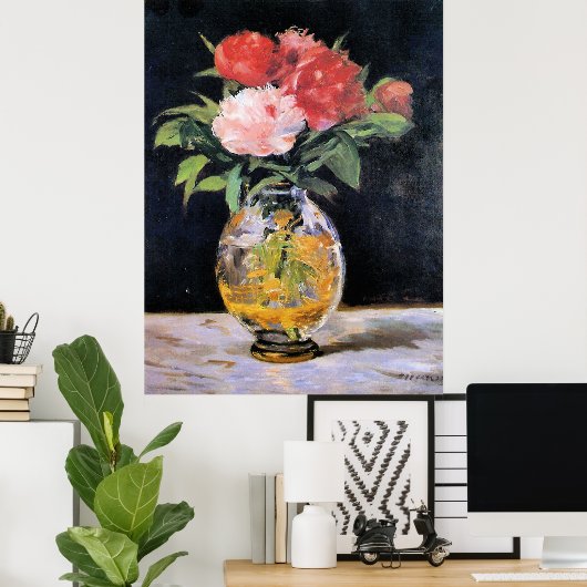 Edouard Manet - Boeket Bloemen, Poster (Thuiskantoor)