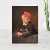 Edouard Manet - Boy met Cherries Kaart (Voorkant)