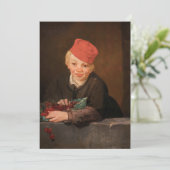 Edouard Manet - Boy met Cherries Kaart (Staand voorkant)