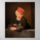 Edouard Manet - Boy met Cherries Poster (Voorkant)
