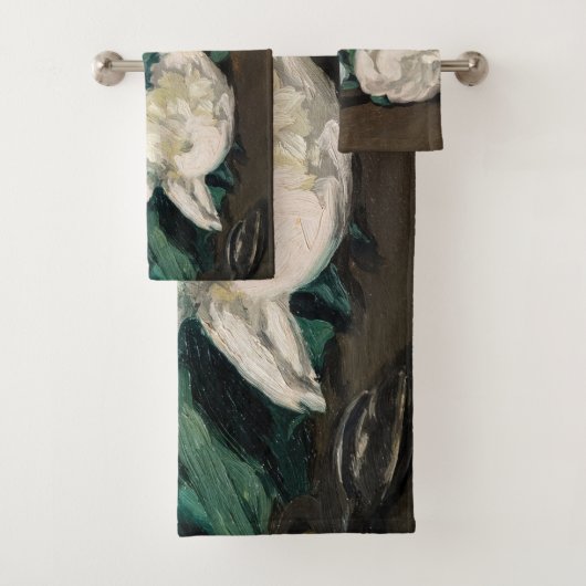 Edouard Manet - Branch of White Peonies, Secateurs Bad Handdoek (Insitu)