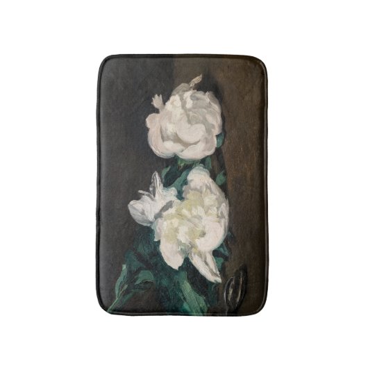 Edouard Manet - Branch of White Peonies, Secateurs Badmat (Voorkant Verticaal)