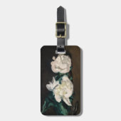Edouard Manet - Branch of White Peonies, Secateurs Bagagelabel (Voorkant verticaal)