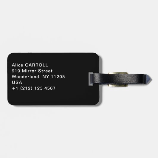 Edouard Manet - Branch of White Peonies, Secateurs Bagagelabel (Achterkant horizontaal)