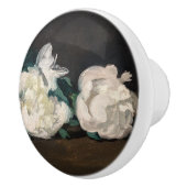 Edouard Manet - Branch of White Peonies, Secateurs Keramische Knop (Rechts)