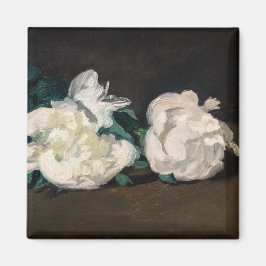 Edouard Manet - Branch of White Peonies, Secateurs Magneet