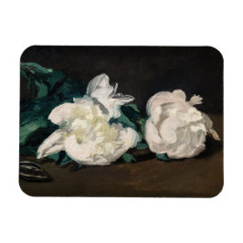 Edouard Manet - Branch of White Peonies, Secateurs Magneet