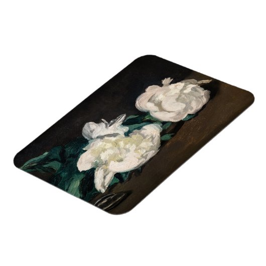 Edouard Manet - Branch of White Peonies, Secateurs Magneet (Linkerzijde)