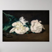 Edouard Manet - Branch of White Peonies, Secateurs Poster (Voorkant)