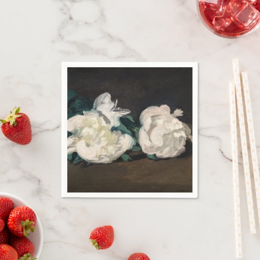 Edouard Manet - Branch of White Peonies, Secateurs Servet (Insitu)