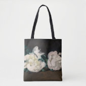 Edouard Manet - Branch of White Peonies, Secateurs Tote Bag (Voorkant)
