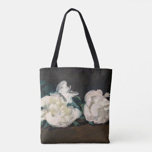 Edouard Manet - Branch of White Peonies, Secateurs Tote Bag (Achterkant)