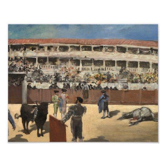 Edouard Manet - Bullgevecht Foto Afdruk (Voorkant)