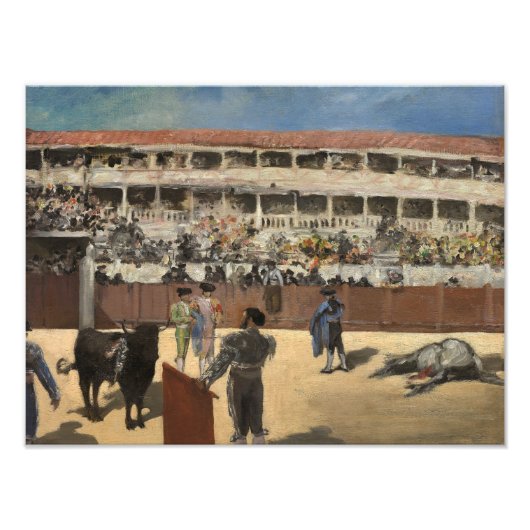 Edouard Manet - Bullgevecht Foto Afdruk (Voorkant)
