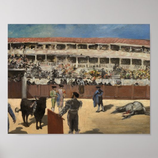 Edouard Manet - Bullgevecht Poster (Voorkant)