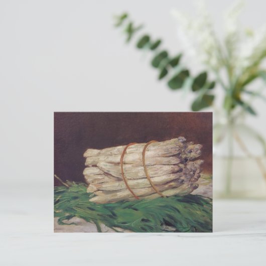  Edouard Manet Bunch van Asparagus Briefkaart (Staand voorkant)