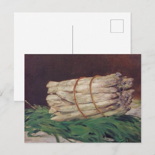  Edouard Manet Bunch van Asparagus Briefkaart (Voorkant / Achterkant)
