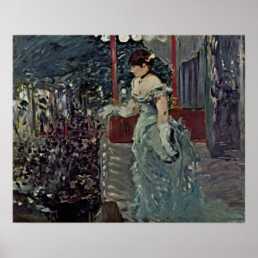 edouard Manet - Cafe-Concert Poster (Voorkant)