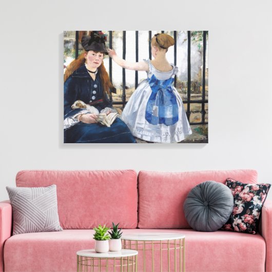 Edouard Manet Canvas Afdruk (Insitu (Woonkamer))