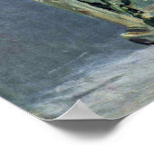 edouard Manet - Carnaties en Clematis Poster (Hoek)