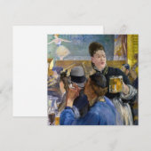 Edouard Manet - Corner of a Cafe-Concert Bedankkaart (Voorkant / Achterkant)