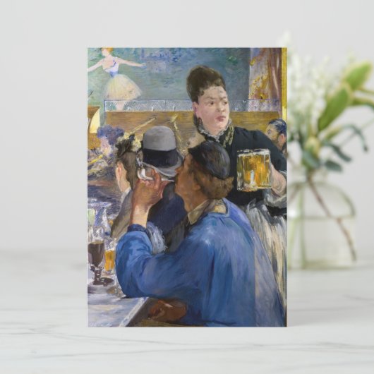 Edouard Manet - Corner of a Cafe-Concert Kaart (Staand voorkant)