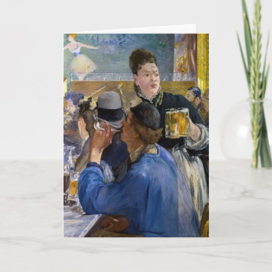Edouard Manet - Corner of a Cafe-Concert Kaart (Voorkant)