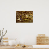 edouard Manet - croquet game Poster (Keuken)