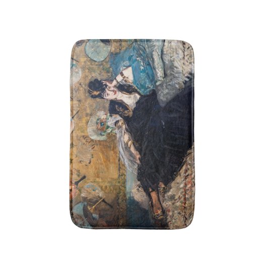 Edouard Manet - Dame met ventilatoren Badmat (Voorkant Verticaal)