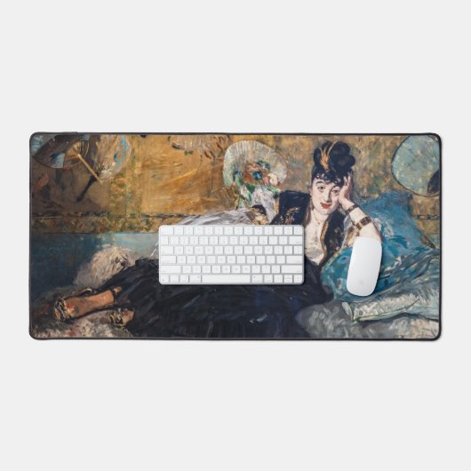 Edouard Manet - Dame met ventilatoren Bureaumat (Keyboard & Muis)