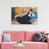 Edouard Manet - Dame met ventilatoren Canvas Afdruk (Insitu (Woonkamer))