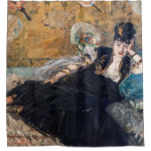 Edouard Manet - Dame met ventilatoren Douchegordijn (Voorkant)