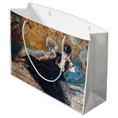 Edouard Manet - Dame met ventilatoren Groot Cadeauzakje (Achterkant Gekanteld)