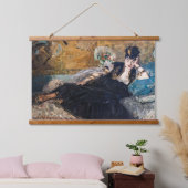 Edouard Manet - Dame met ventilatoren Hangend Wandkleed (Slaapkamer)