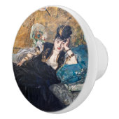 Edouard Manet - Dame met ventilatoren Keramische Knop (Rechts)