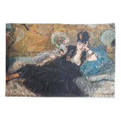 Edouard Manet - Dame met ventilatoren Kussensloop (Achterkant)