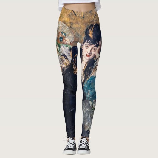 Edouard Manet - Dame met ventilatoren Leggings (Voorkant)