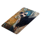 Edouard Manet - Dame met ventilatoren Magneet (Linkerzijde)