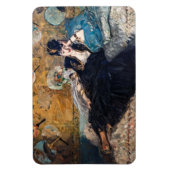 Edouard Manet - Dame met ventilatoren Magneet (Verticaal)