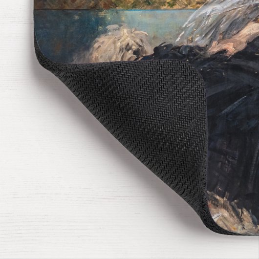 Edouard Manet - Dame met ventilatoren Muismat (Hoek)