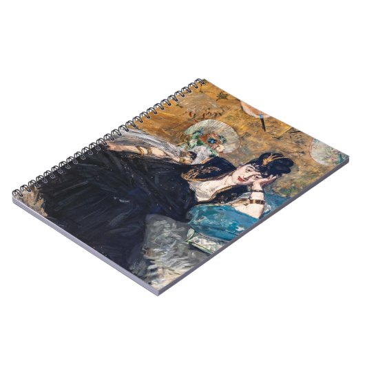 Edouard Manet - Dame met ventilatoren Notitieboek (Linkerzijde)