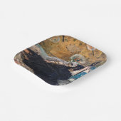 Edouard Manet - Dame met ventilatoren Papieren Bordje (Gebogen)