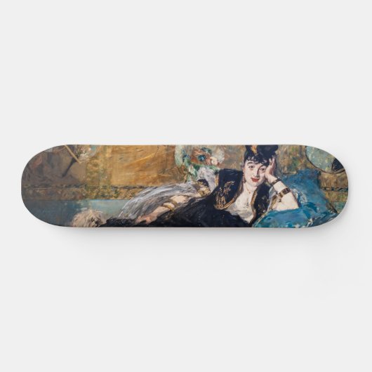 Edouard Manet - Dame met ventilatoren Persoonlijk Skateboard (Horizontaal)