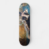 Edouard Manet - Dame met ventilatoren Persoonlijk Skateboard (Voorkant)