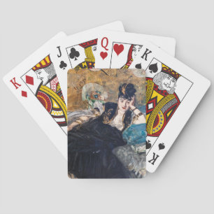 Edouard Manet - Dame met ventilatoren Pokerkaarten
