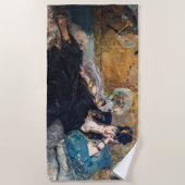 Edouard Manet - Dame met ventilatoren Strandlaken (Voorkant)