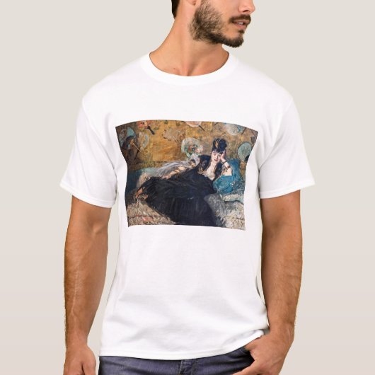 Edouard Manet - Dame met ventilatoren T-shirt (Voorkant)