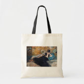 Edouard Manet - Dame met ventilatoren Tote Bag (Voorkant)